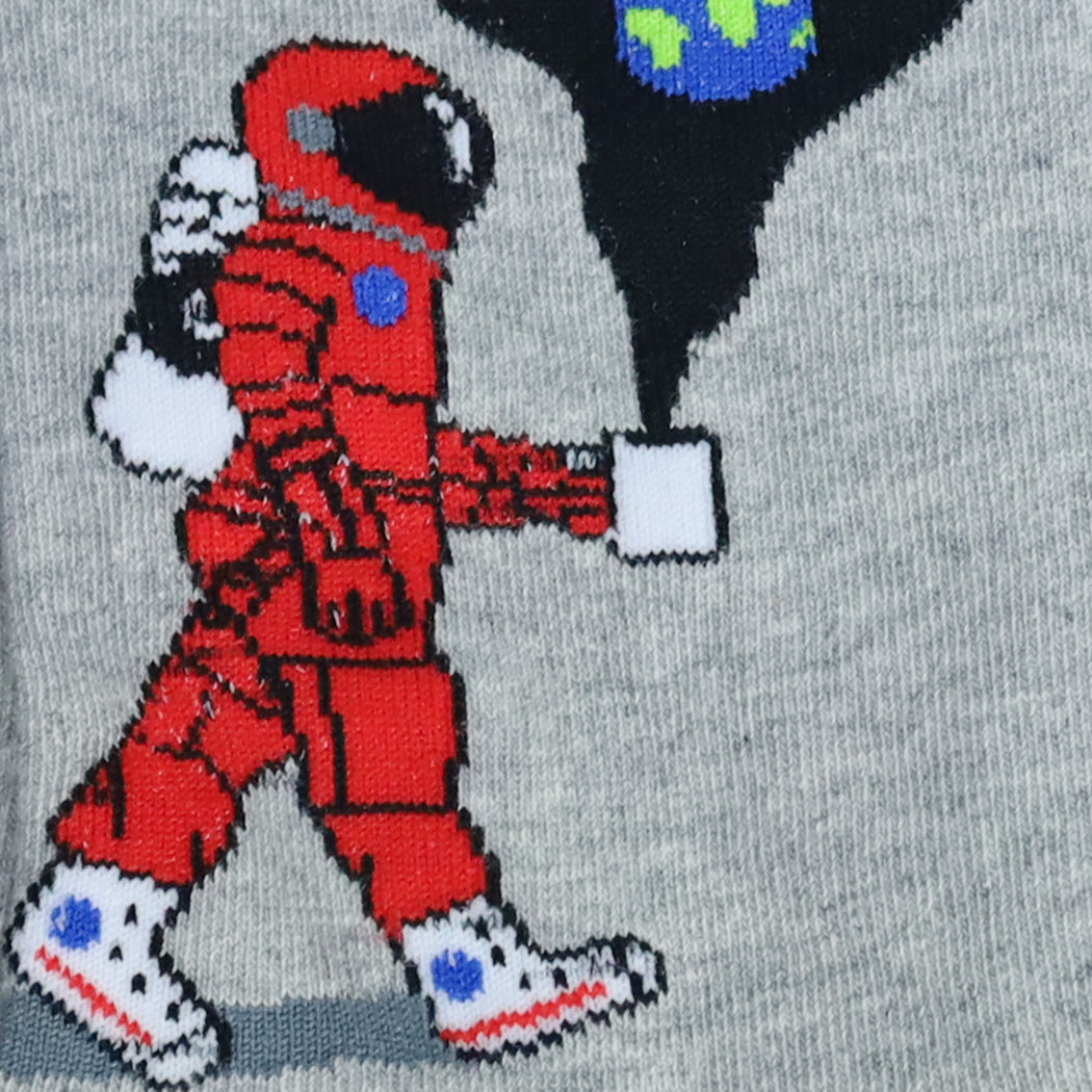Moon Walk in the Morning ソックス メンズ 靴下 総柄 MEF0509 2023ss