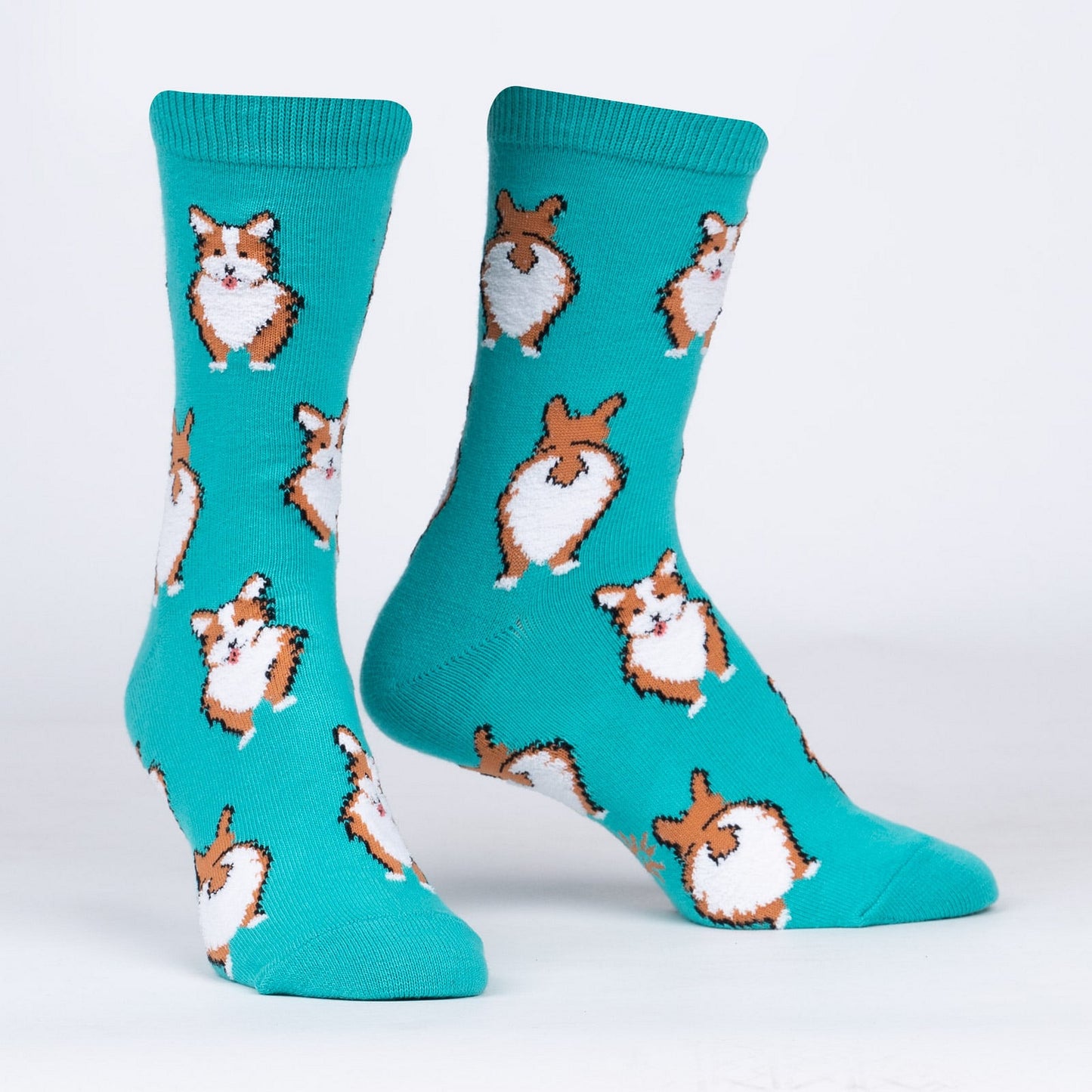 Nothin Butt Corgis ソックス レディース 靴下 総柄 w0381