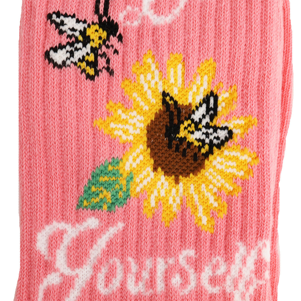 Honey Bee Yourself リブソックス レディース 靴下 総柄 R0001