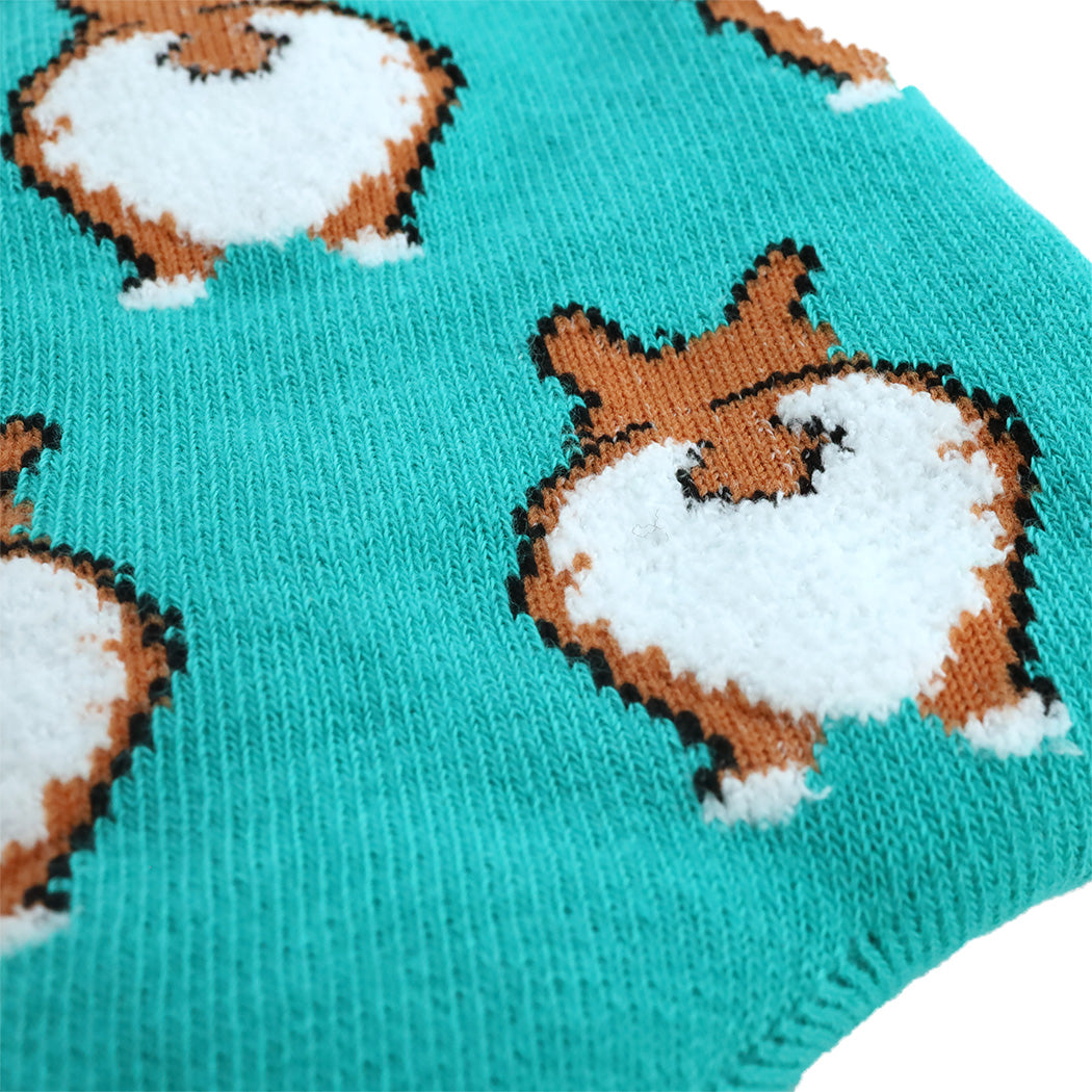 Nothin Butt Corgis ソックス レディース 靴下 総柄 w0381