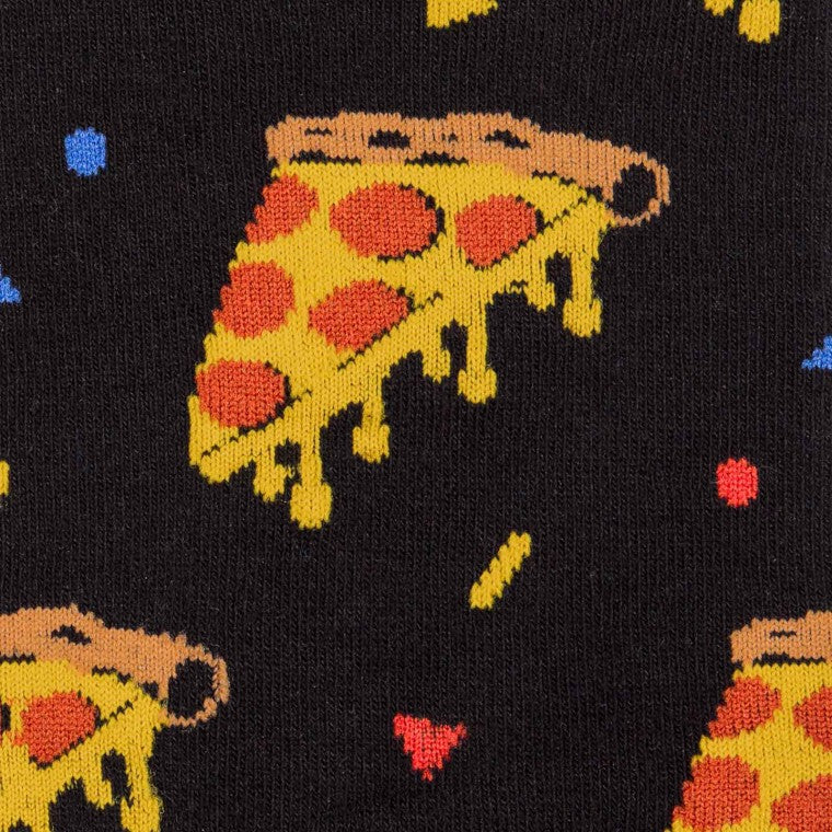 Pizza Party ソックス メンズ 靴下 総柄 MEF0173