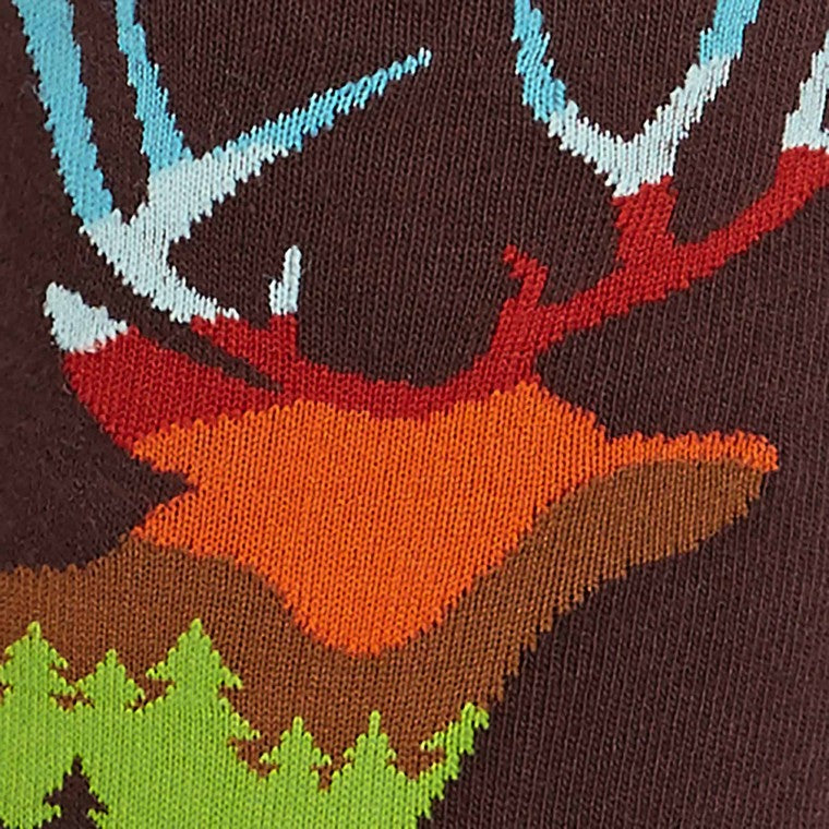 Horn To Be Wild ソックス メンズ 靴下 総柄 MEF0294