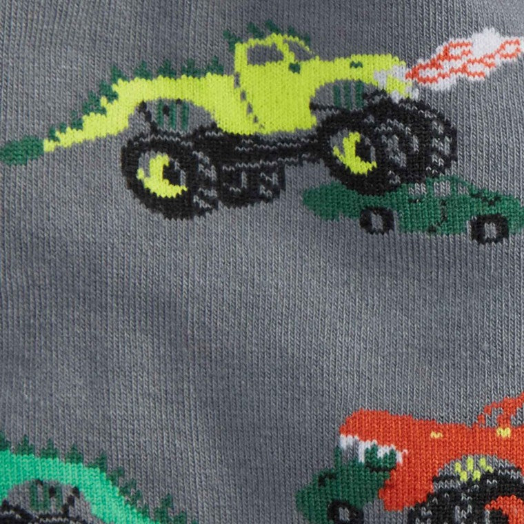 Monster Trucks ソックス メンズ 靴下 総柄 MEF0322