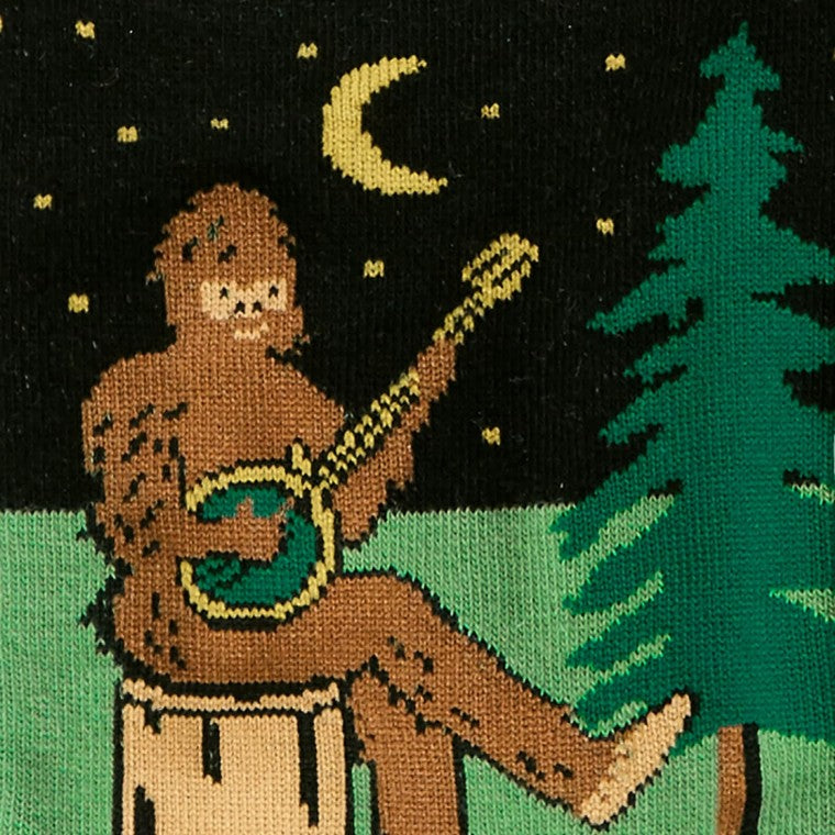 Sasquatch Camp ソックス メンズ 靴下 総柄 MEF0372