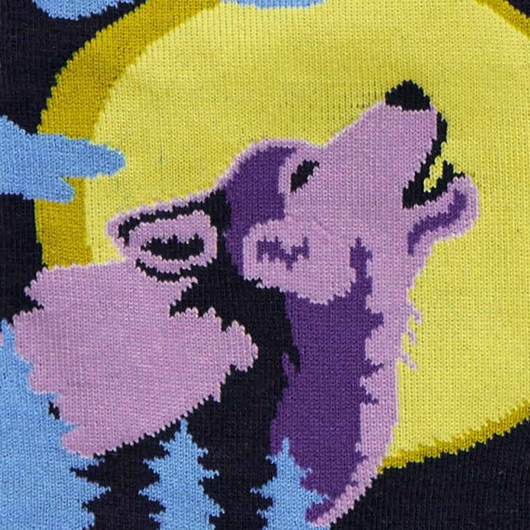 6 Wolf Moon ソックス メンズ 靴下 総柄 MEF0376