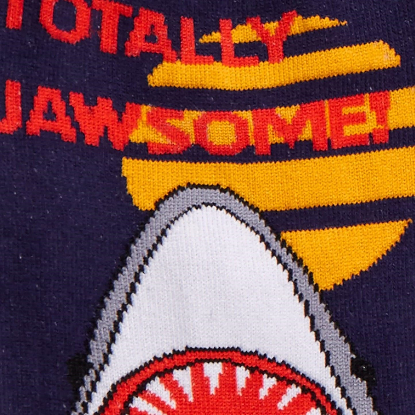 Totally Jawsome! ソックス メンズ 靴下 総柄 MEF0380