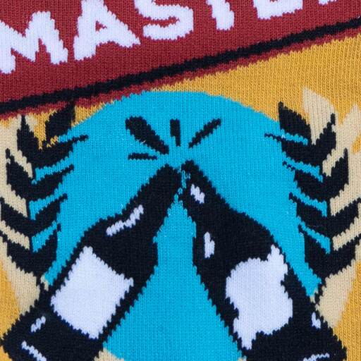 Brew Master ソックス メンズ 靴下 総柄 MEF0450