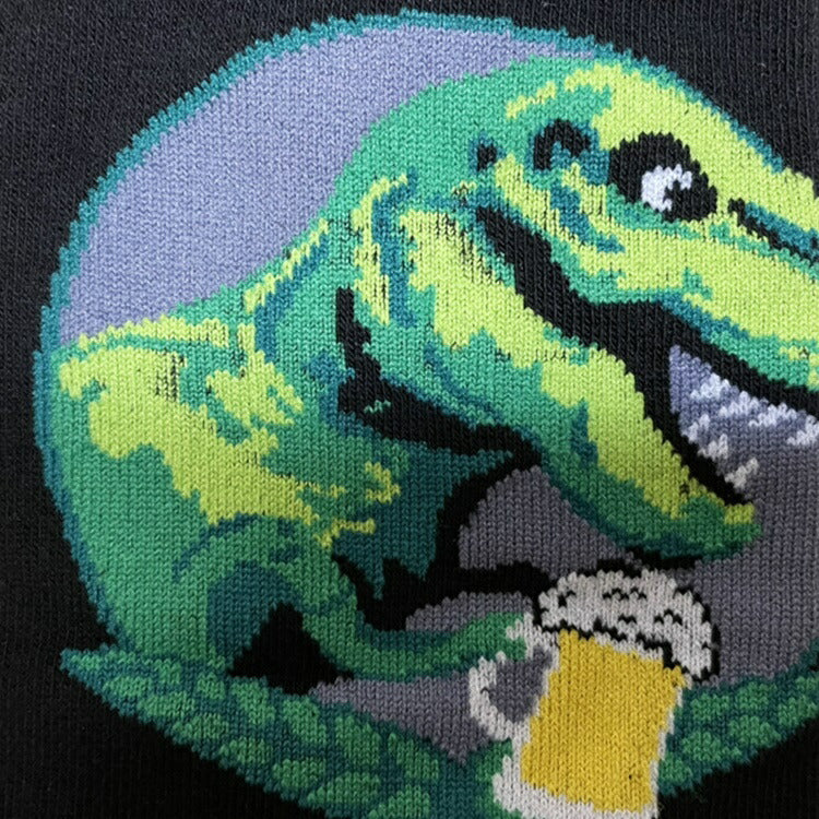 Brewed to a T ソックス メンズ 靴下 総柄 MEF0523