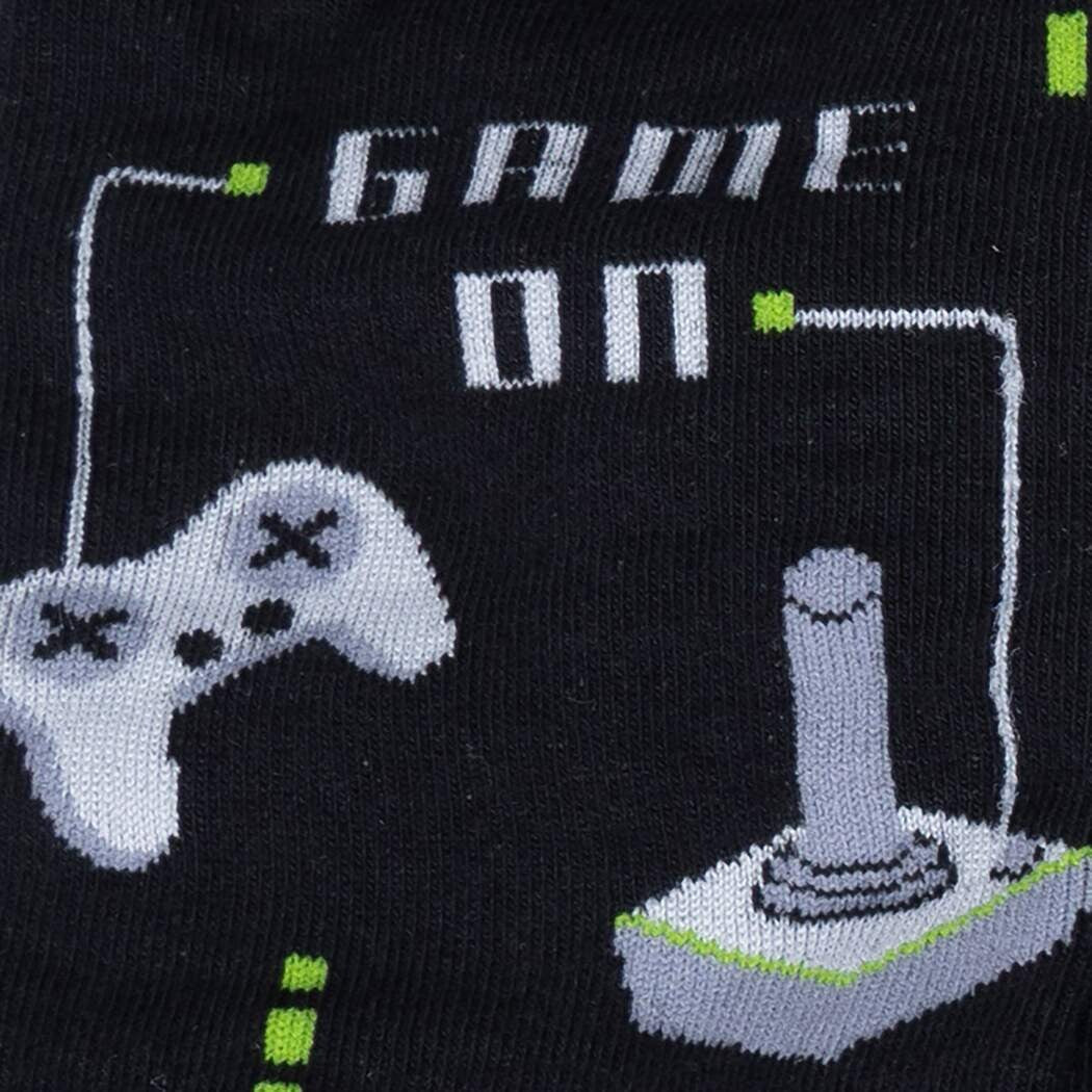 Game On ソックス メンズ 靴下 総柄 MEF0546