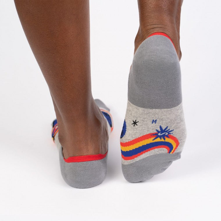 A Trip To The Moon フットカバー スニーカーソックス メンズ レディース 靴下 総柄 No Show Socks N0023
