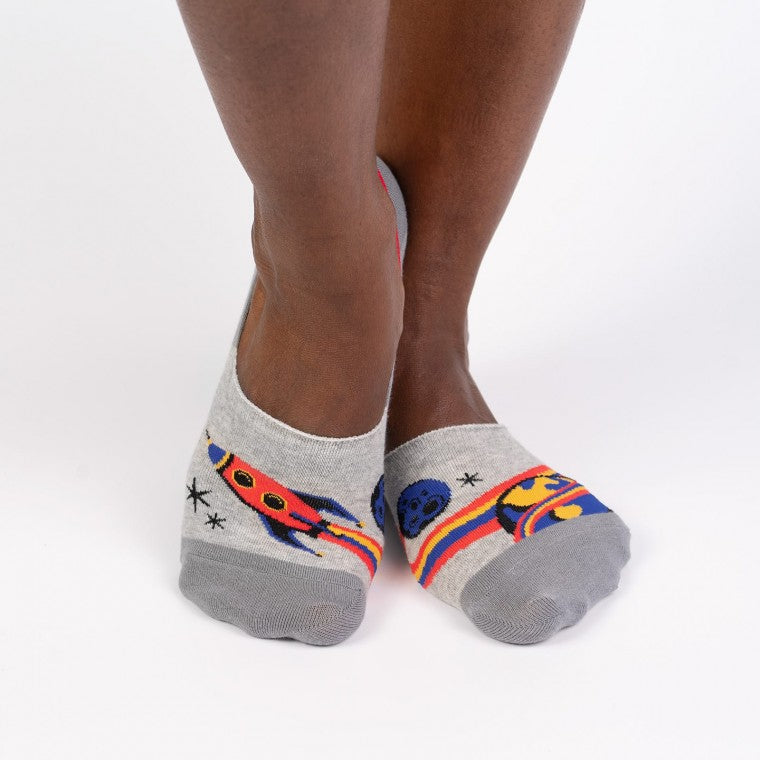 A Trip To The Moon フットカバー スニーカーソックス メンズ レディース 靴下 総柄 No Show Socks N0023