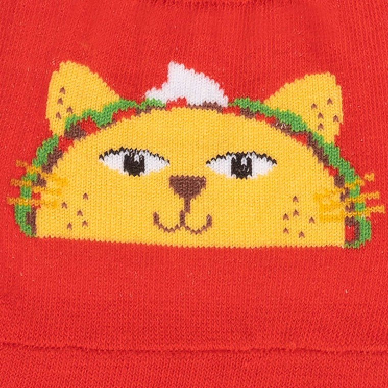 Taco Cat フットカバー スニーカーソックス メンズ レディース 靴下 総柄 No Show Socks N0025