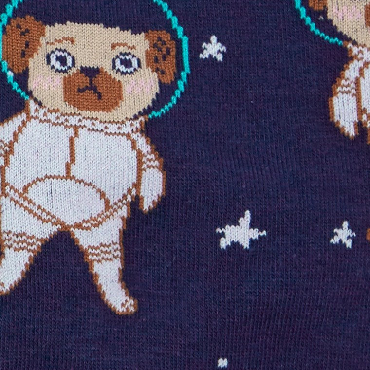 Pugston, We Have a Problem クルーソックス ソックス レディース 靴下 総柄 w0189