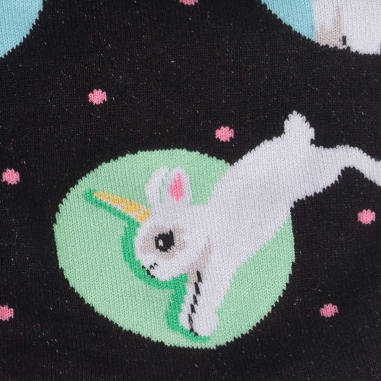 Hop To It クルーソックス ソックス レディース 靴下 総柄 w0251