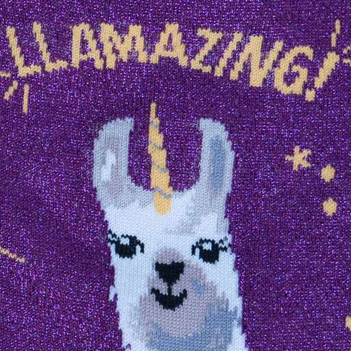 Llamazing! クルーソックス ソックス レディース 靴下 総柄 w0300