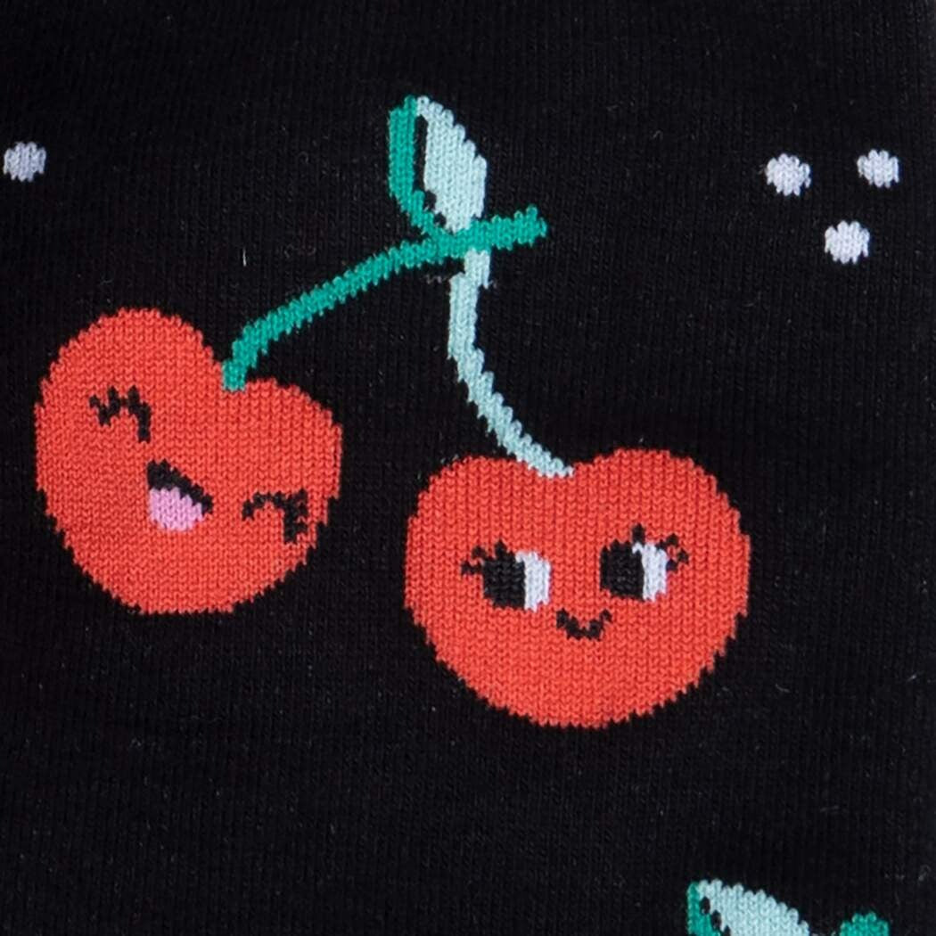 Mon Cherry ソックス レディース 靴下 総柄 W0396