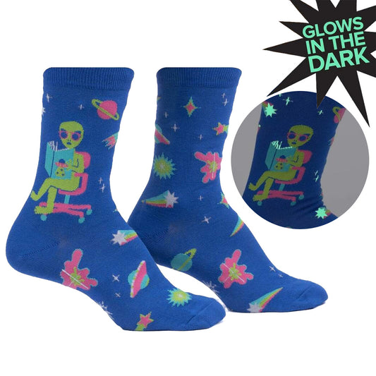 InterGalactic Reading List ソックス レディース 靴下 総柄 W0408