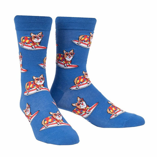 Corgi-bunga!ソックス メンズ 靴下 総柄 MEF0483