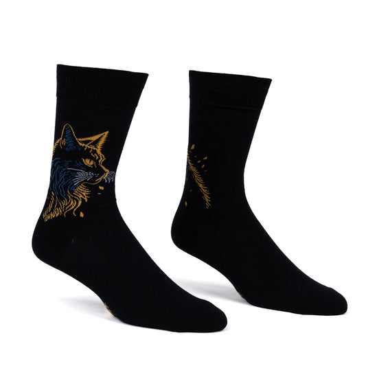 Night Cat ソックス メンズ 靴下 総柄 MEF0683