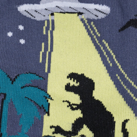 See You Later ソックス メンズ 靴下 総柄 MEF0687