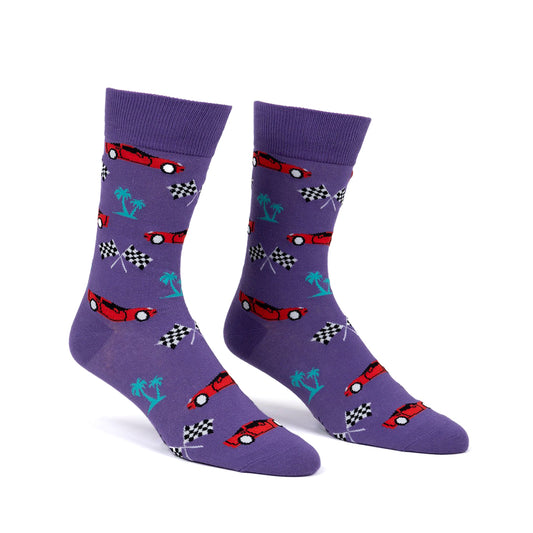 You Drive Me Crazy ソックス メンズ 靴下 総柄 MEF0688