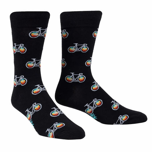 Pedal Powerソックス メンズ 靴下 総柄 MEF0494 2023ss