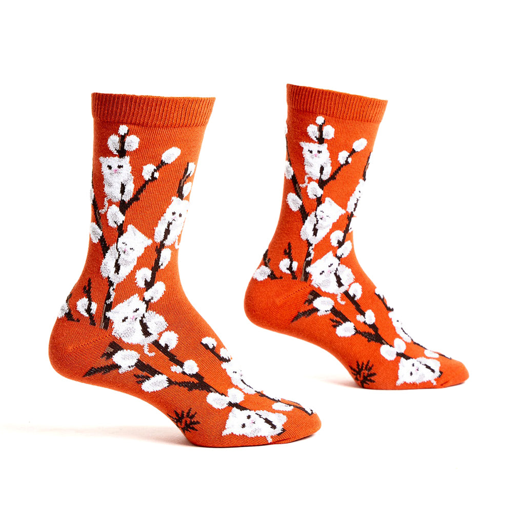 Kitten Willows ソックス レディース 靴下 総柄　w0488