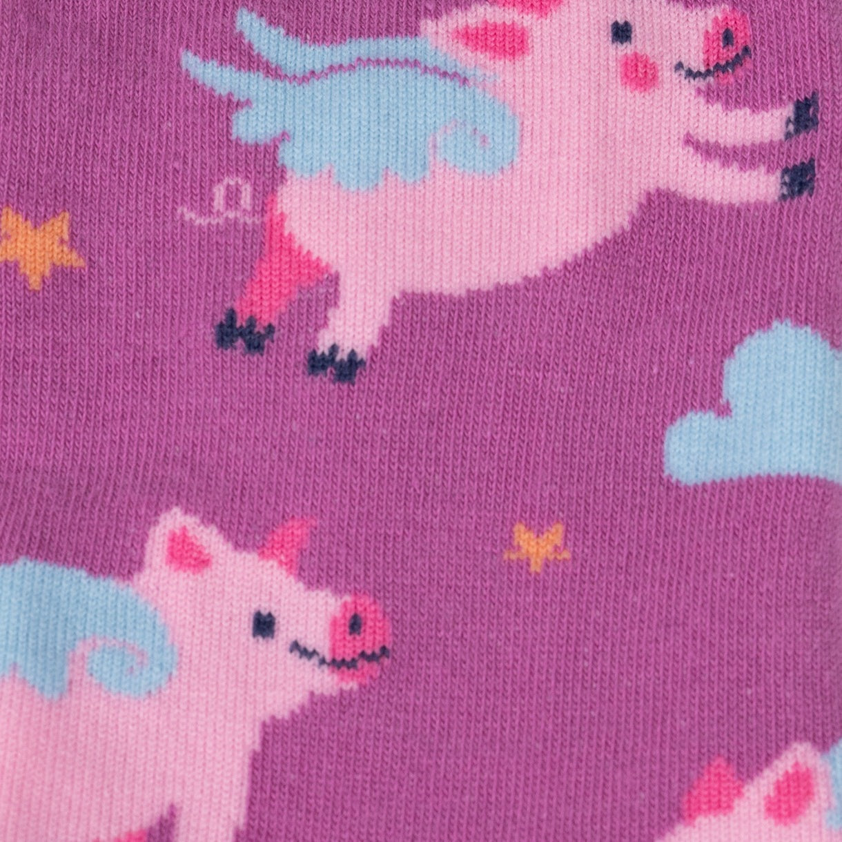 When Pigs Fly ソックス レディース 靴下 総柄　w0508