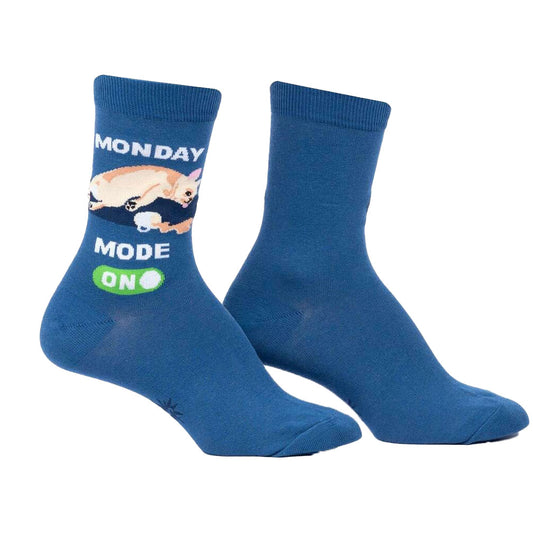 Monday Mode On ソックス レディース 靴下 総柄 W0430 2023ss