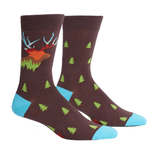 Horn To Be Wild ソックス メンズ 靴下 総柄 MEF0294