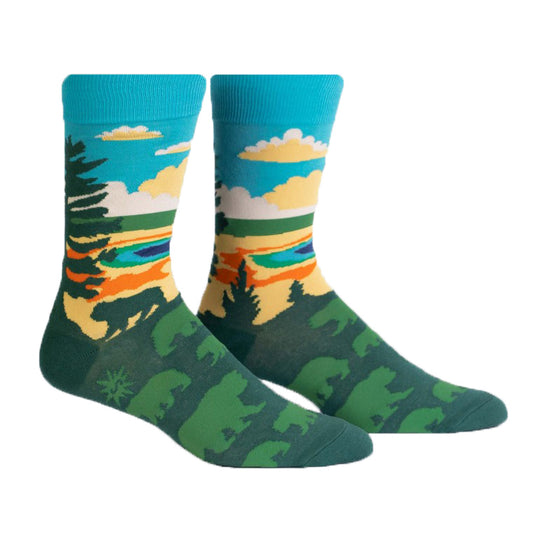 Grand Prismatic ソックス メンズ 靴下 総柄 MEF0429