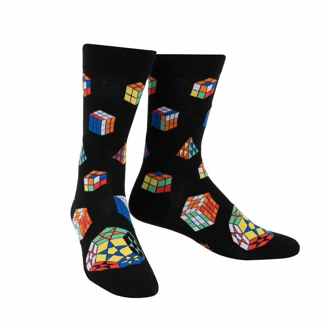 Puzzle Box Socks ソックス メンズ 靴下 総柄 MEF0448