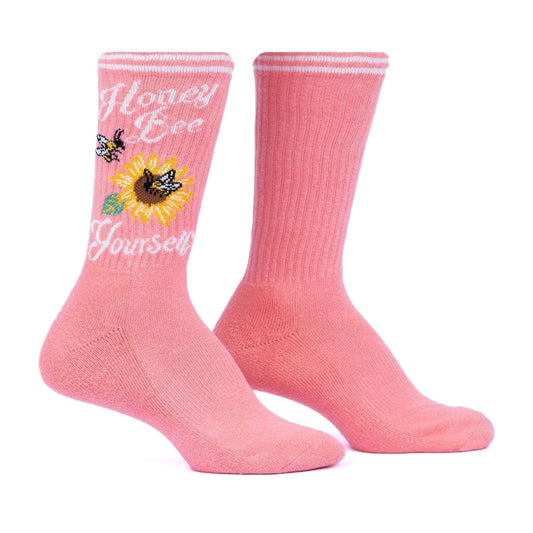 Honey Bee Yourself リブソックス レディース 靴下 総柄 R0001