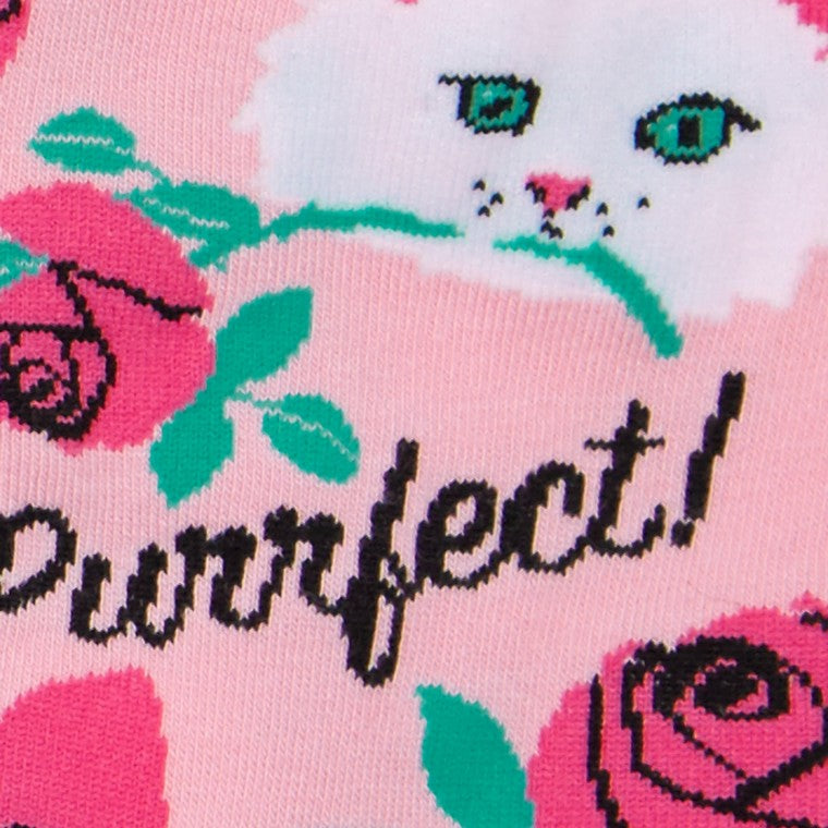 You're Purrfect ソックス レディース 靴下 総柄 W0169