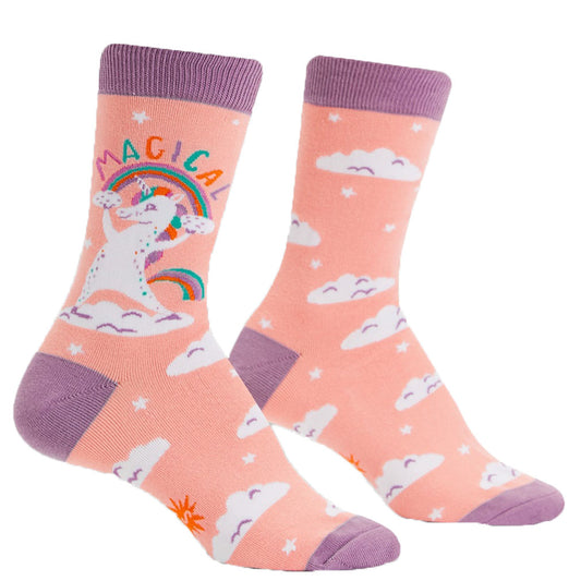 Magical by Hello!Lucky クルーソックス ソックス レディース 靴下 総柄 w0221