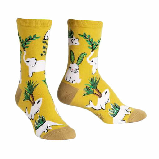 Planters Gonna Plant クルーソックス ソックス レディース 靴下 総柄 w0255