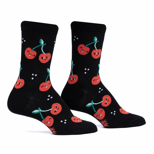 Mon Cherry ソックス レディース 靴下 総柄 W0396